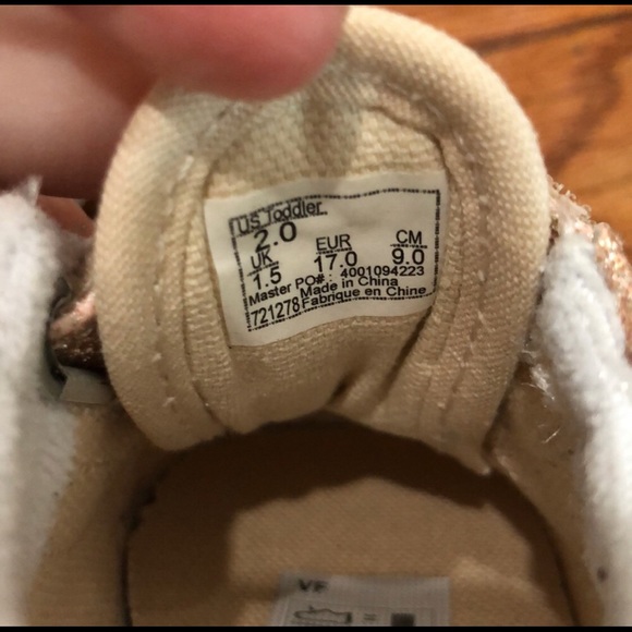 Rose Gold Glitter Vans - Picture 6 of 6